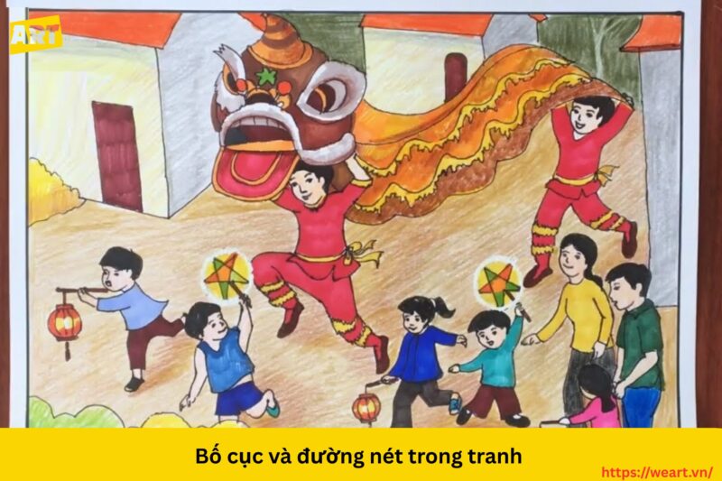 Nghệ thuật vẽ tranh múa lân ngày Tết Nghệ thuật vẽ tranh múa lân ngày Tết