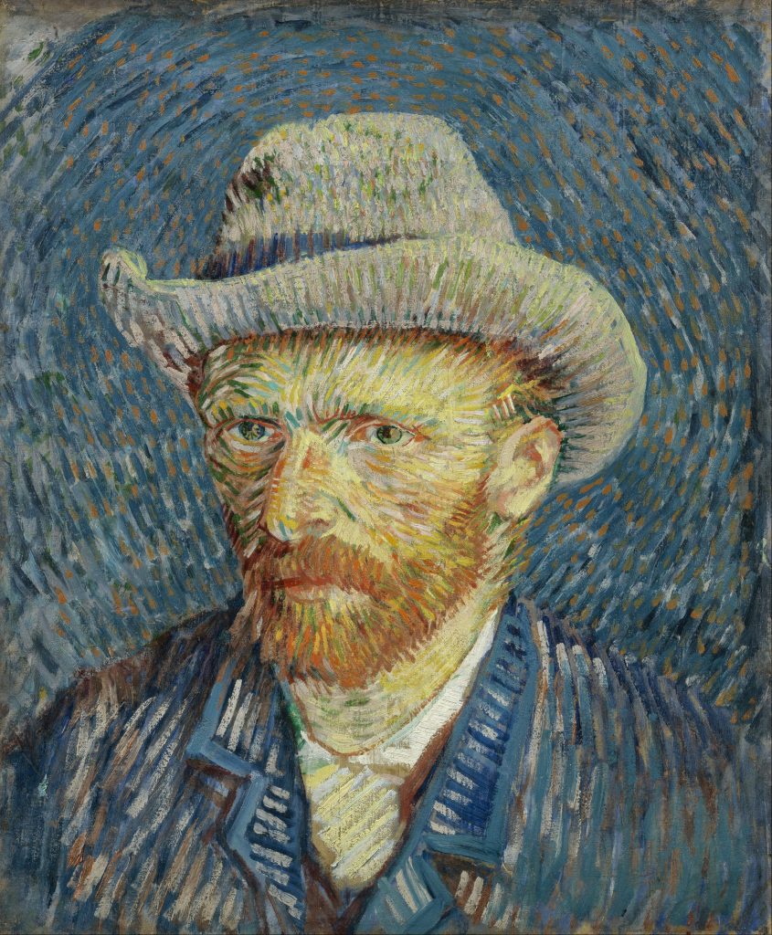 Vincent van Gogh – Một trong những nhân vật nổi tiếng và có ảnh hưởng nhất trong nghệ thuật phương Tây Chân dung tự họa với mũ rơm, Paris, mùa đông1887–88