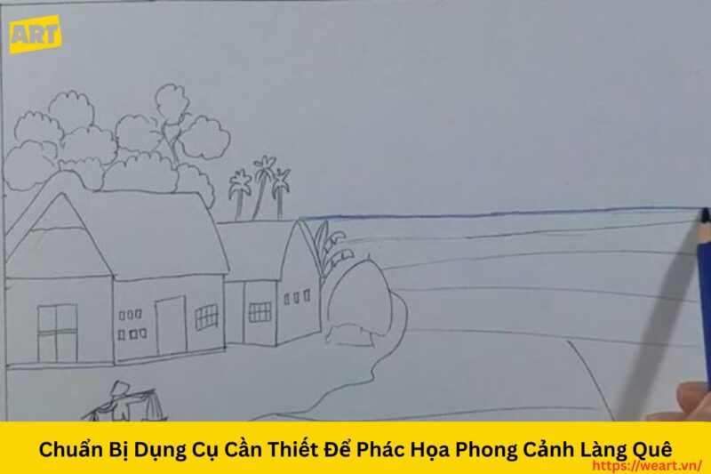Cách Vẽ Tranh Phong Cảnh Quê Hương Đơn Giản Cho Người Mới Cách Vẽ Tranh Phong Cảnh Quê Hương Đơn Giản Cho Người Mới