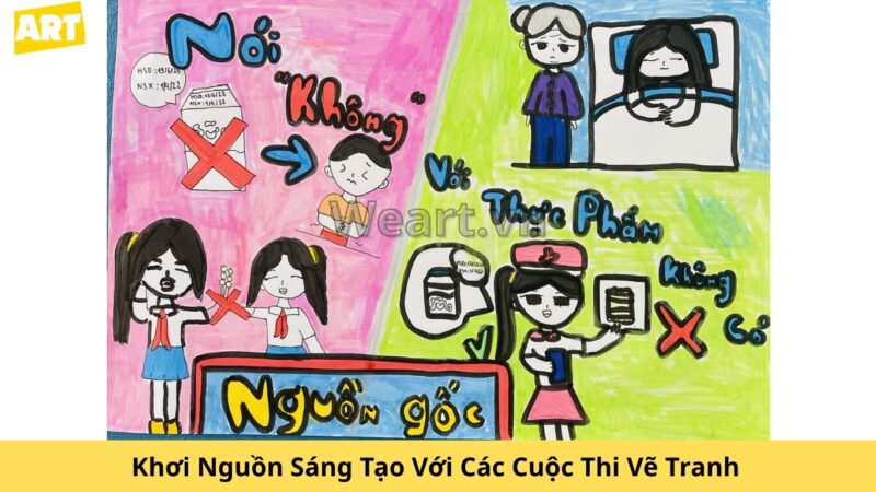 Tranh Vẽ Về Vệ Sinh An Toàn Thực Phẩm Nâng Cao Nhận Thức Tranh Vẽ Về Vệ Sinh An Toàn Thực Phẩm Nâng Cao Nhận Thức
