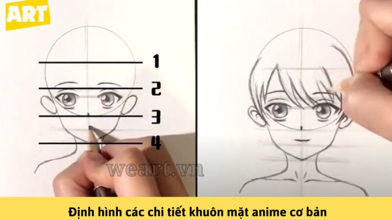 Hướng dẫn cách vẽ anime đơn giản cho người mới tập chi tiết Hướng dẫn cách vẽ anime đơn giản cho người mới tập chi tiết