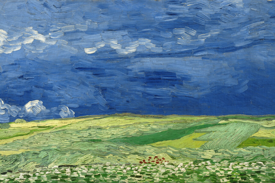 Vincent van Gogh – Một trong những nhân vật nổi tiếng và có ảnh hưởng nhất trong nghệ thuật phương Tây Đồng lúa mì dưới bầu trời vần vũ