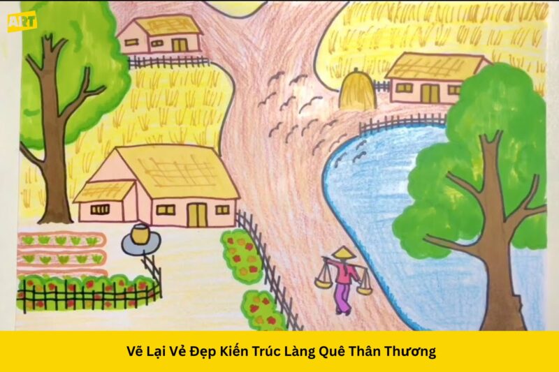 Khám phá vẻ đẹp mỹ thuật vẽ tranh đề tài cuộc sống quanh em