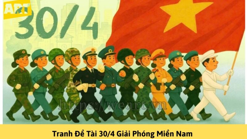 Vẽ tranh đề tài 30 4: Nguồn cảm hứng bất tận cho họa sĩ Vẽ tranh đề tài 30 4: Nguồn cảm hứng bất tận cho họa sĩ