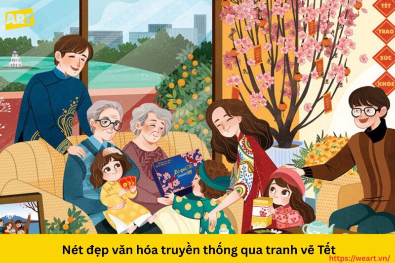 Khám phá ý tưởng vẽ tranh chủ đề ngày tết độc đáo Khám phá ý tưởng vẽ tranh chủ đề ngày tết độc đáo