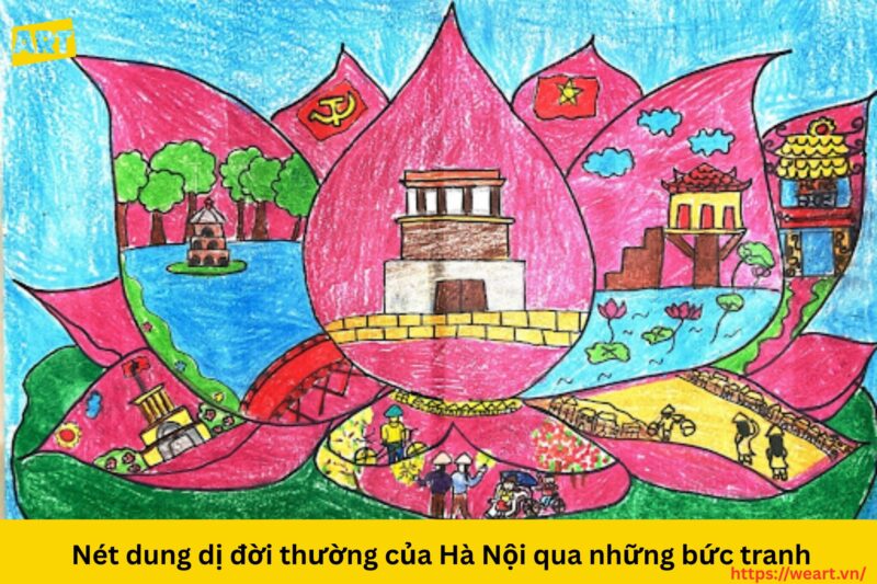 Khám phá nét đẹp qua **vẽ tranh chủ đề em yêu hà nội**