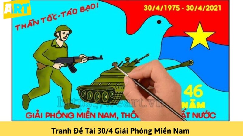 Vẽ tranh đề tài 30 4: Nguồn cảm hứng bất tận cho họa sĩ Vẽ tranh đề tài 30 4: Nguồn cảm hứng bất tận cho họa sĩ