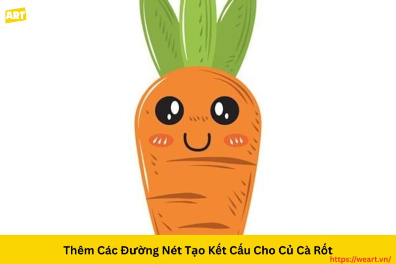 Bí Quyết Chi Tiết **Cách Vẽ Củ Cà Rốt** Giống Thật