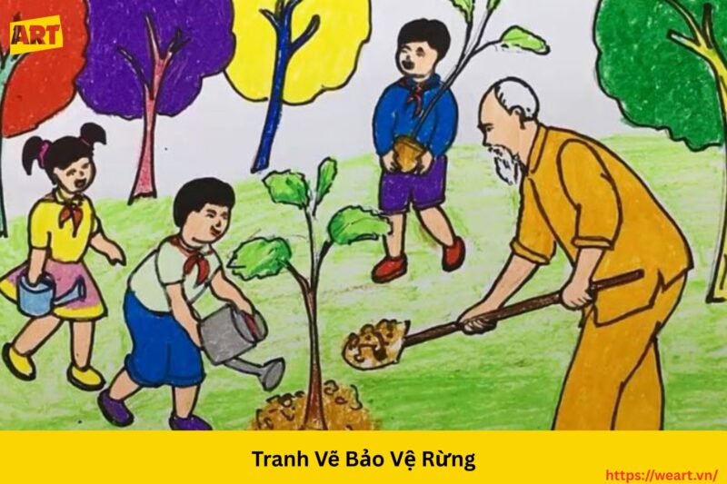 Tranh Vẽ Bảo Vệ Rừng: Tiếng Nói Từ Trái Tim Nghệ Thuật Tranh Vẽ Bảo Vệ Rừng: Tiếng Nói Từ Trái Tim Nghệ Thuật