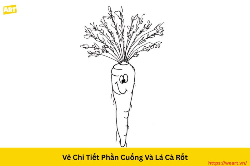 Bí Quyết Chi Tiết **Cách Vẽ Củ Cà Rốt** Giống Thật