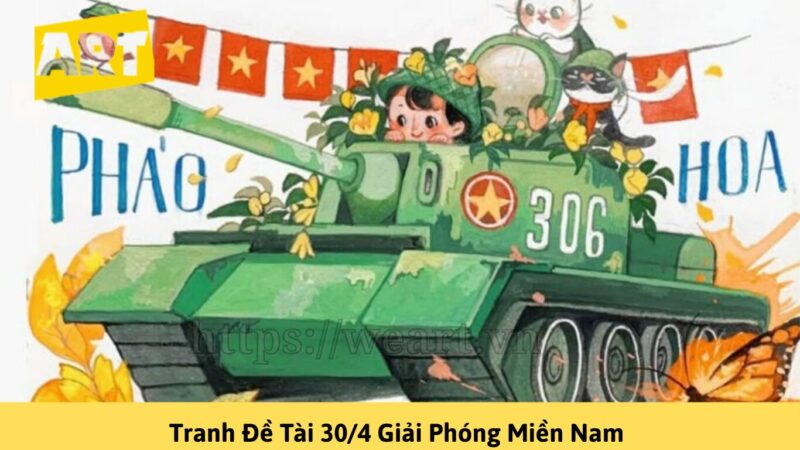 Vẽ tranh đề tài 30 4: Nguồn cảm hứng bất tận cho họa sĩ Vẽ tranh đề tài 30 4: Nguồn cảm hứng bất tận cho họa sĩ