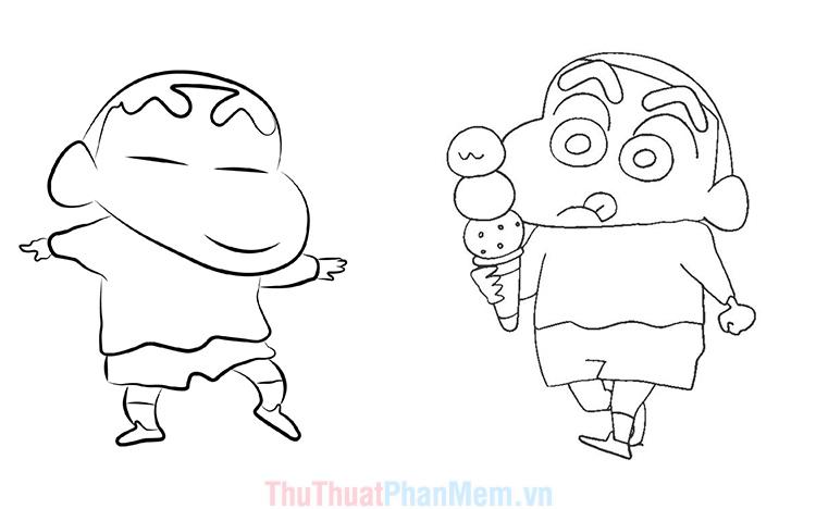 Hình ảnh bé trai và bé gái vui vẻ cùng nhau tô màu những bức tranh vẽ ngộ nghĩnh