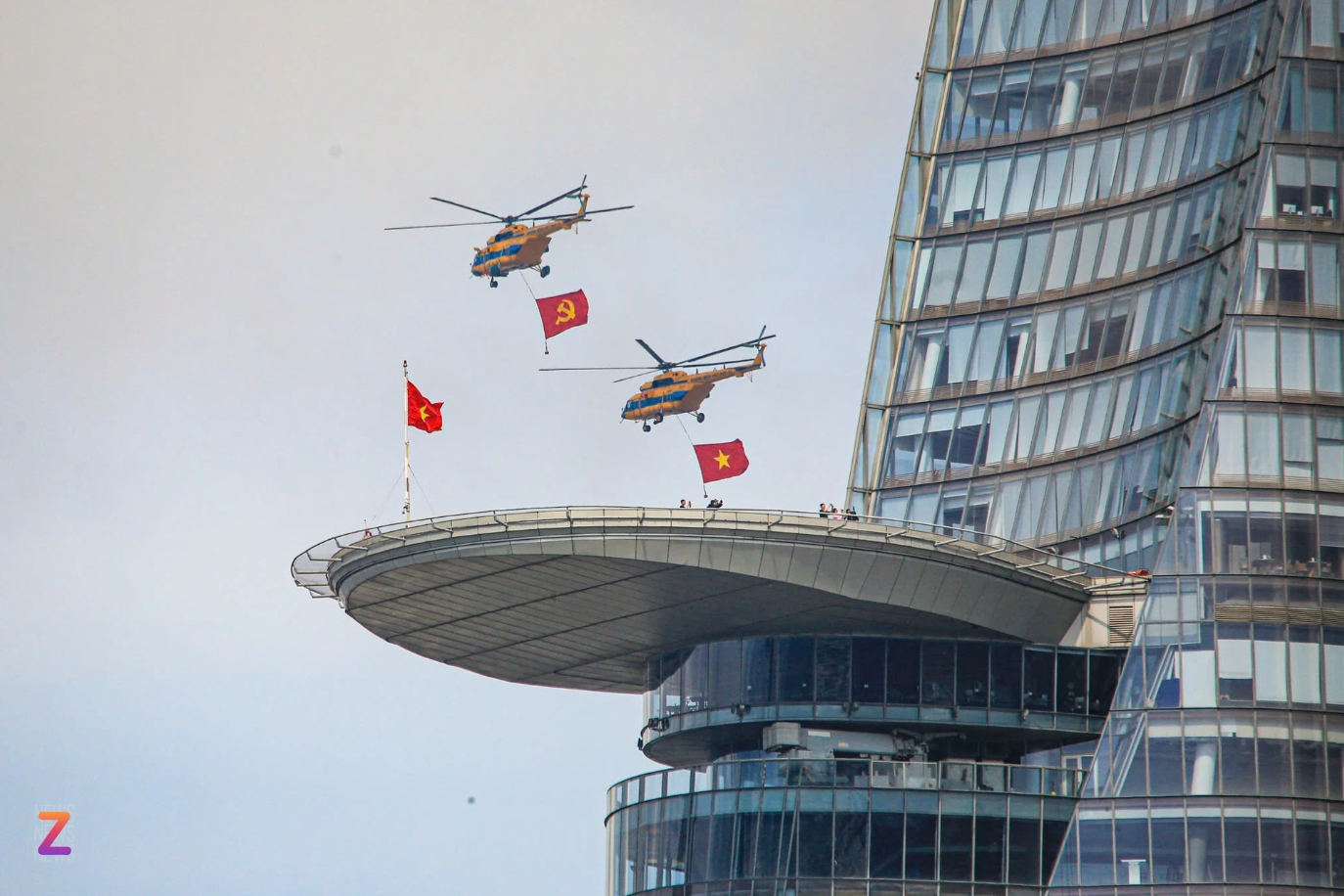 Tòa nhà Bitexco Financial Tower một công trình kiến trúc ở TP.HCM hiện đại lấy cảm hứng từ búp sen