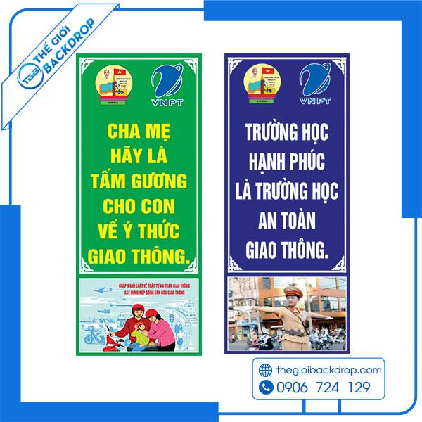 Bố cục rõ ràng và màu sắc ấn tượng trong tranh tuyên truyền an toàn giao thông để truyền tải thông điệp hiệu quả