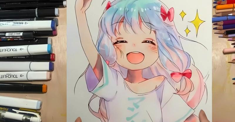 Hướng dẫn các bước cơ bản trong cách vẽ miệng anime nữ đơn giản cho người mới bắt đầu