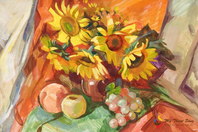 Hướng dẫn các bước cơ bản áp dụng kỹ thuật impasto khi học cách vẽ tranh của Van Gogh