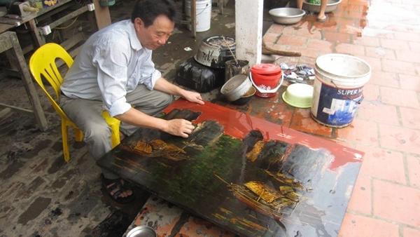 Các bước tuần tự hoàn thành bức tranh phong cảnh màu nước đơn giản đẹp mắt