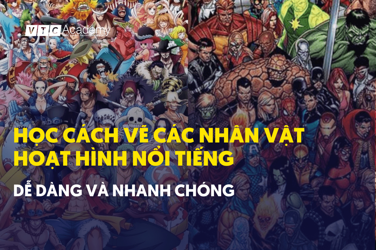 Bí quyết **cách vẽ các nhân vật hoạt hình nổi tiếng** Chi tiết các bước trong cách vẽ các nhân vật hoạt hình nổi tiếng như Doraemon