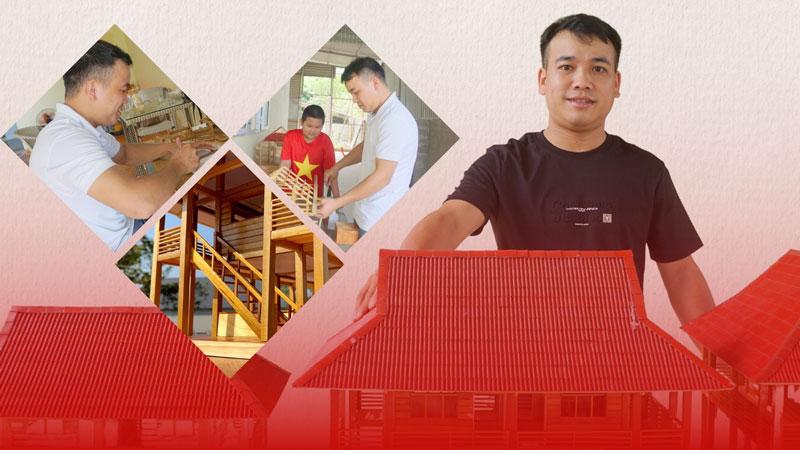 Hướng Dẫn Chi Tiết Cách Vẽ Nhà Sàn Đơn Giản Các bước vẽ nhà sàn đơn giản bước 3 hoàn thiện với cầu thang và các chi tiết nhỏ