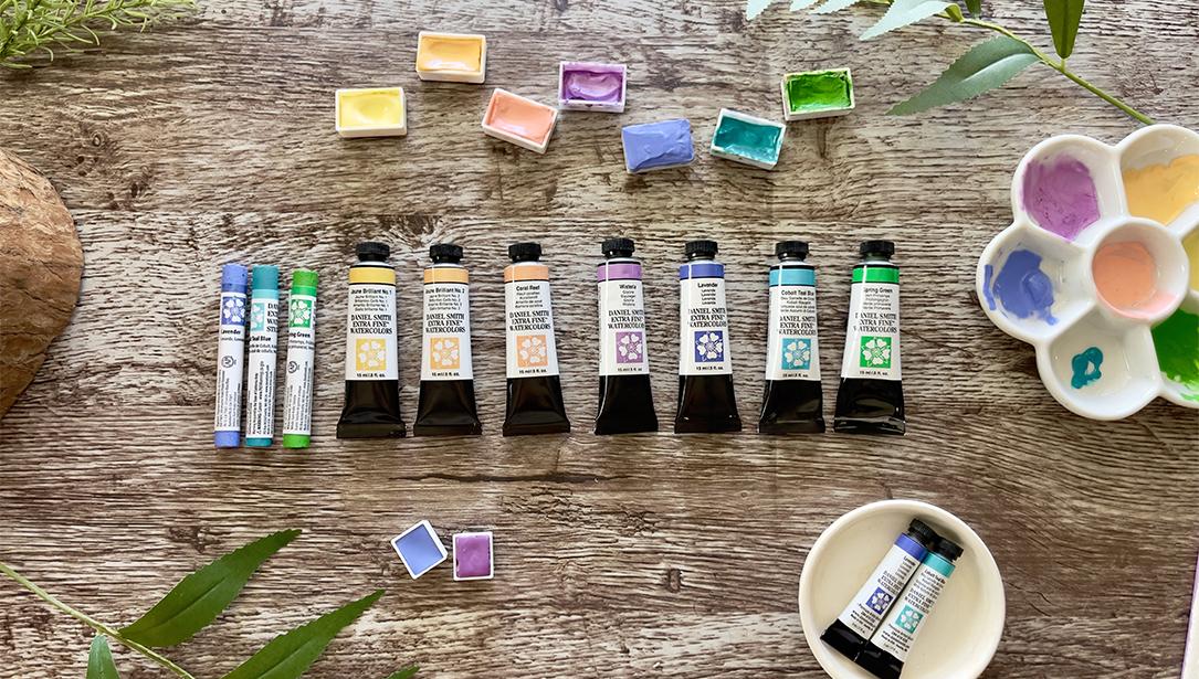 chi tiết các cánh hoa tulip đang được vẽ với những đường cong mềm mại và đầu cánh hơi nhọn