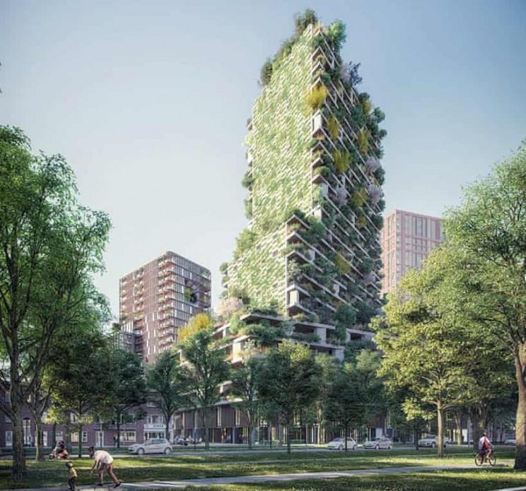 Công trình kiến trúc xanh nổi tiếng Bosco Verticale ở Ý với thảm thực vật đa dạng và độc đáo