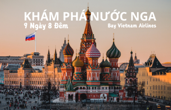 Điện Kremlin Matxcova biểu tượng kiến trúc thượng tầng quyền lực của Nga với các mái vòm đặc trưng và tường thành đỏ