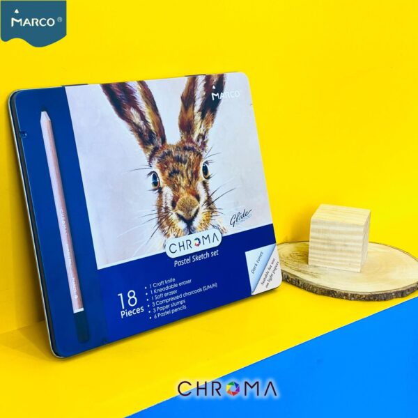 Bộ dụng cụ cơ bản để bắt đầu vẽ tranh bằng bút chì màu bao gồm bút chì màu, giấy vẽ, gôm tẩy