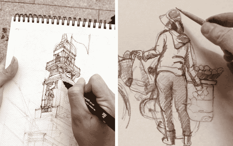 Bộ dụng cụ cơ bản để vẽ tranh chibi đơn giản tại nhà cho người mới bắt đầu