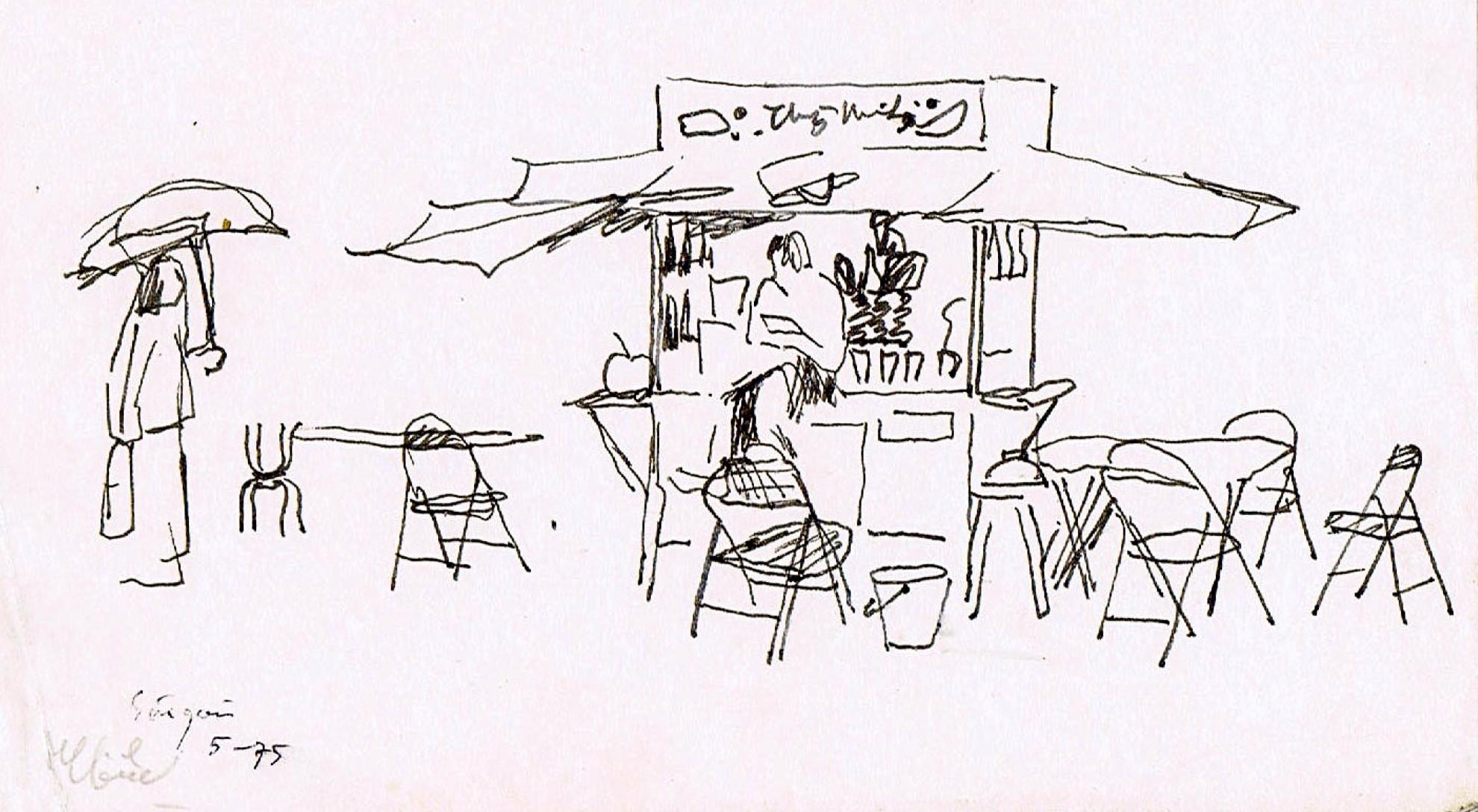 Họa sĩ đang vẽ tranh về chiến dịch Điện Biên Phủ trong xưởng vẽ với nhiều màu sắc và cảm xúc