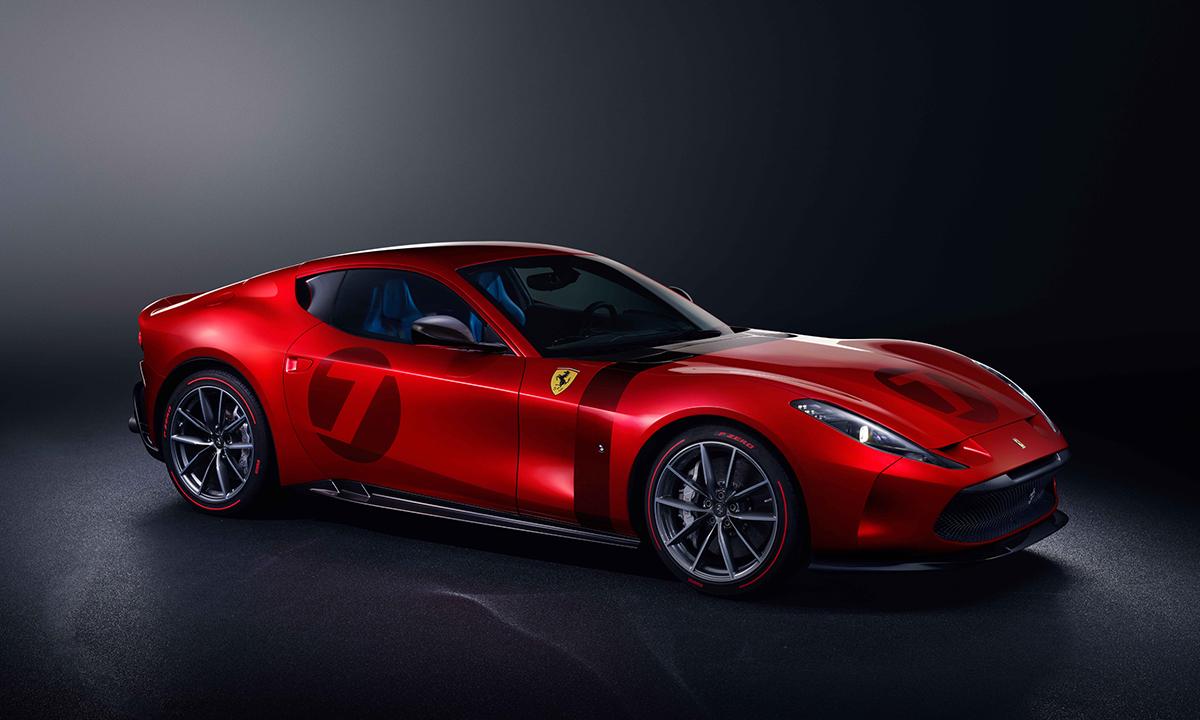 Minh họa cách vẽ siêu xe Ferrari hoàn thiện các chi tiết ngoại thất đèn và lưới