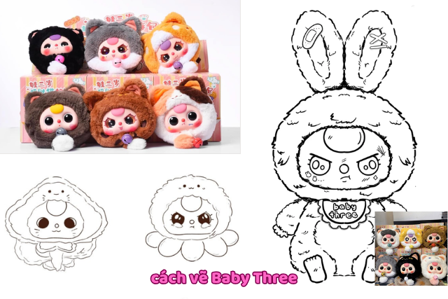 Hoàn thiện bản phác thảo mèo đơn giản và gợi ý tô màu cơ bản bằng màu chì cho người mới học vẽ