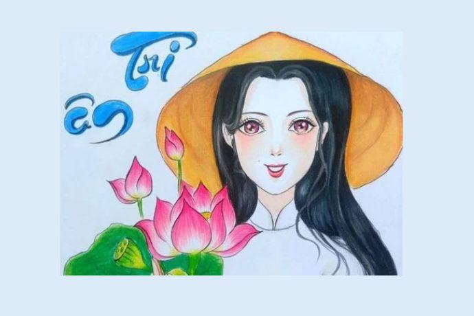 Hướng Dẫn Cách Vẽ Chân Dung Người Lớp 5 Chi Tiết Các bước vẽ tóc và tai đơn giản để hoàn thiện bức chân dung cho học sinh lớp 5