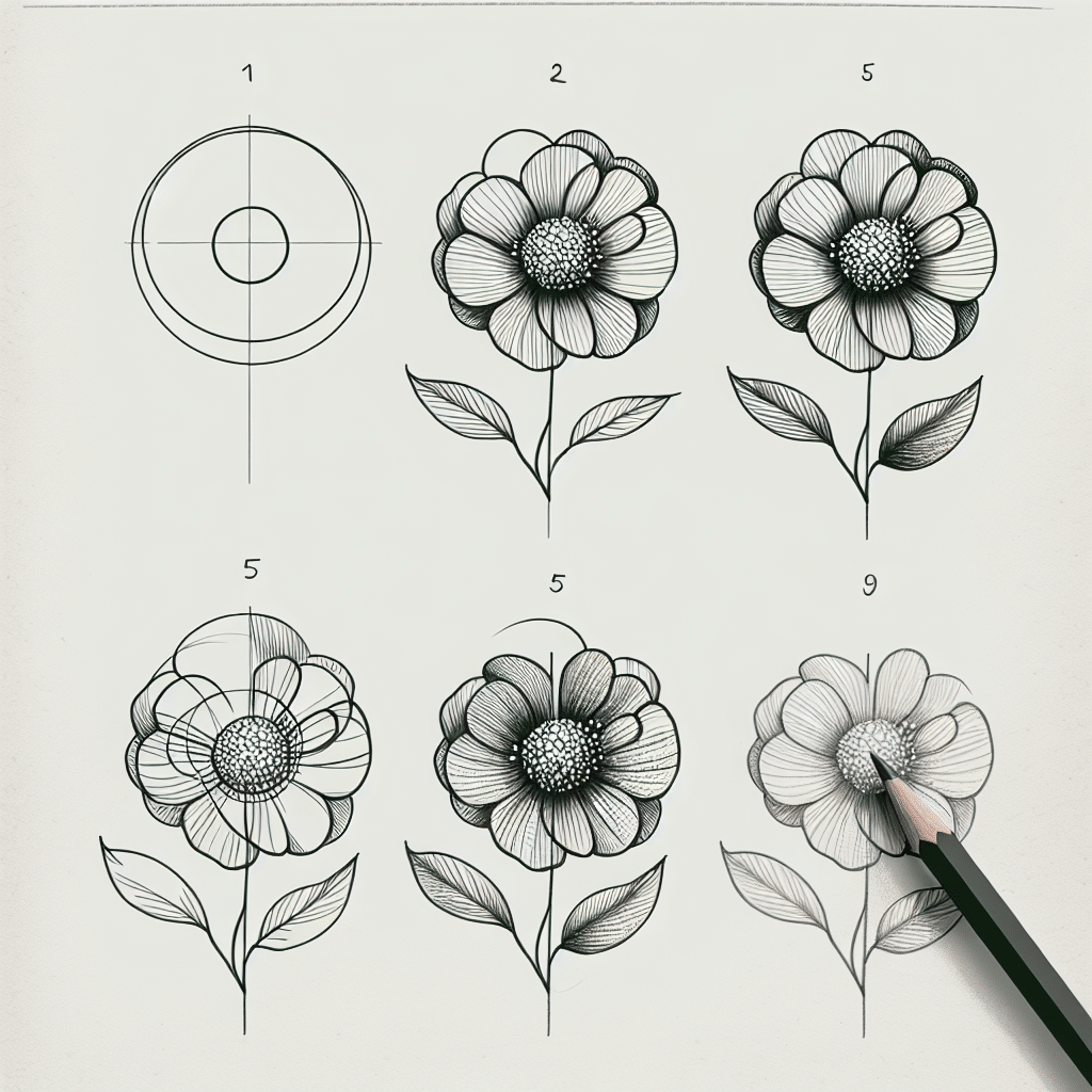 Kỹ thuật đánh bóng tạo chiều sâu cho cánh hoa sen bằng bút chì một cách chi tiết