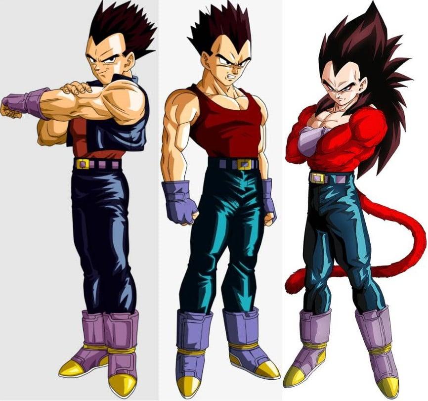 Kỹ thuật vẽ kiểu tóc Super Saiyan đặc trưng của Goku với các lọn tóc dựng đứng ấn tượng