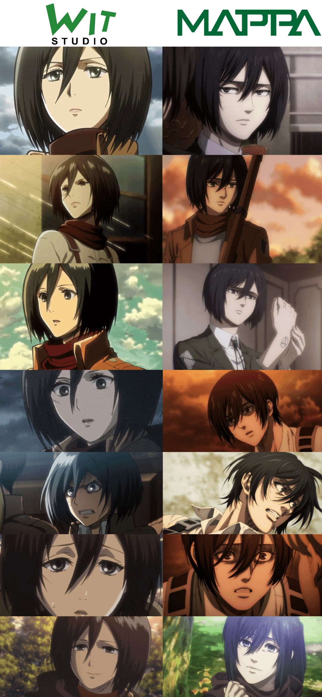 So sánh lỗi thường gặp và cách khắc phục khi vẽ tóc anime nữ ngắn