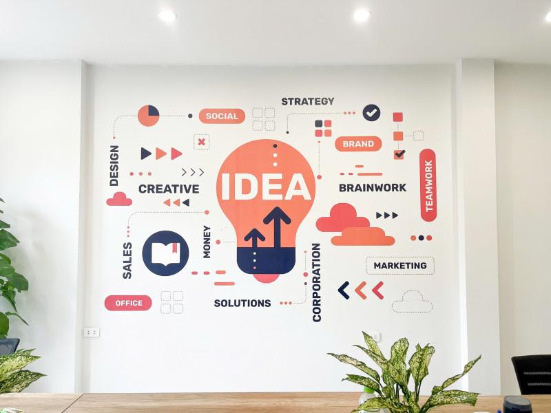 Lựa chọn phong cách vẽ tranh tường văn phòng phù hợp với không gian và văn hóa công ty