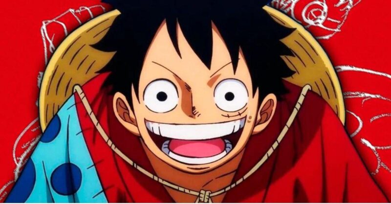 Phác thảo tổng thể Luffy Gear 4 Boundman với các đường nét cơ bản và tư thế chiến đấu mạnh mẽ