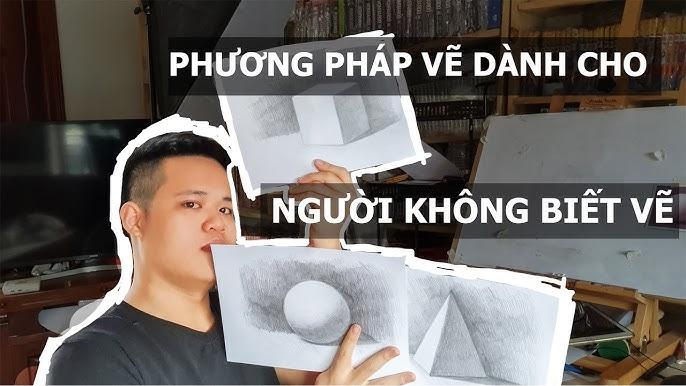 Luyện tập vẽ các hình khối cơ bản bằng bút chì như hình cầu, hình lập phương để nâng cao kỹ năng vẽ