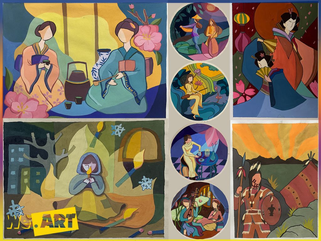 Đề thi bố cục màu đại học Kiến trúc Hà Nội tham khảo Đề thi bố cục màu đại học Kiến trúc Hà Nội tham khảo