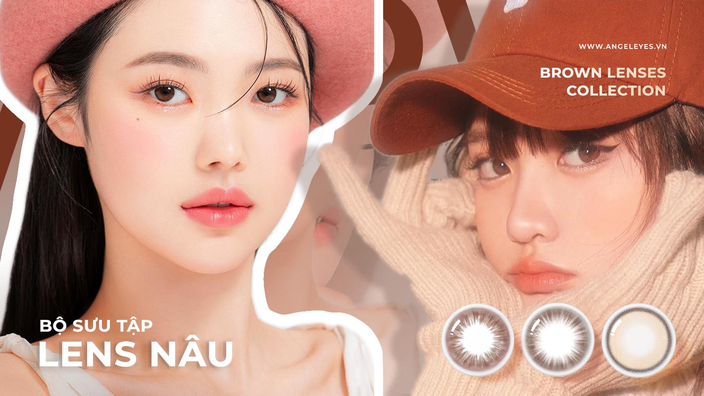 Một mẫu mắt chibi nữ đã được tô màu hoàn thiện với hiệu ứng long lanh đặc trưng