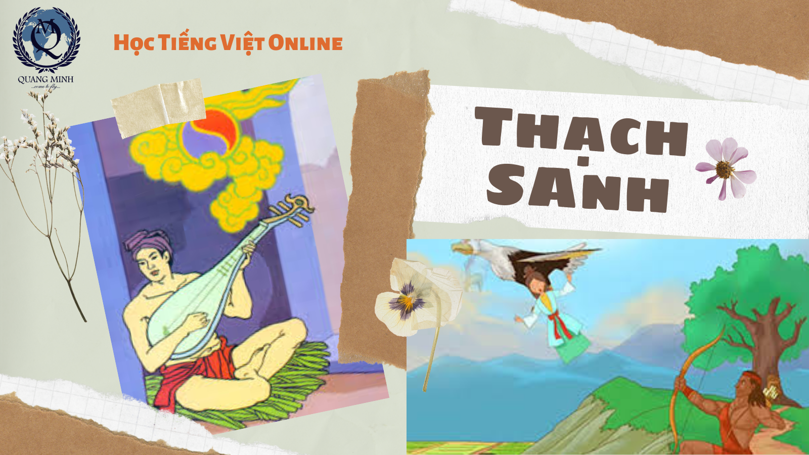 Khám Phá Thế Giới Mộng Mơ Qua Vẽ Tranh Về Truyện Cổ Tích Minh họa truyện cổ tích Thạch Sanh dũng mãnh đánh trăn tinh cứu công chúa trong hang động
