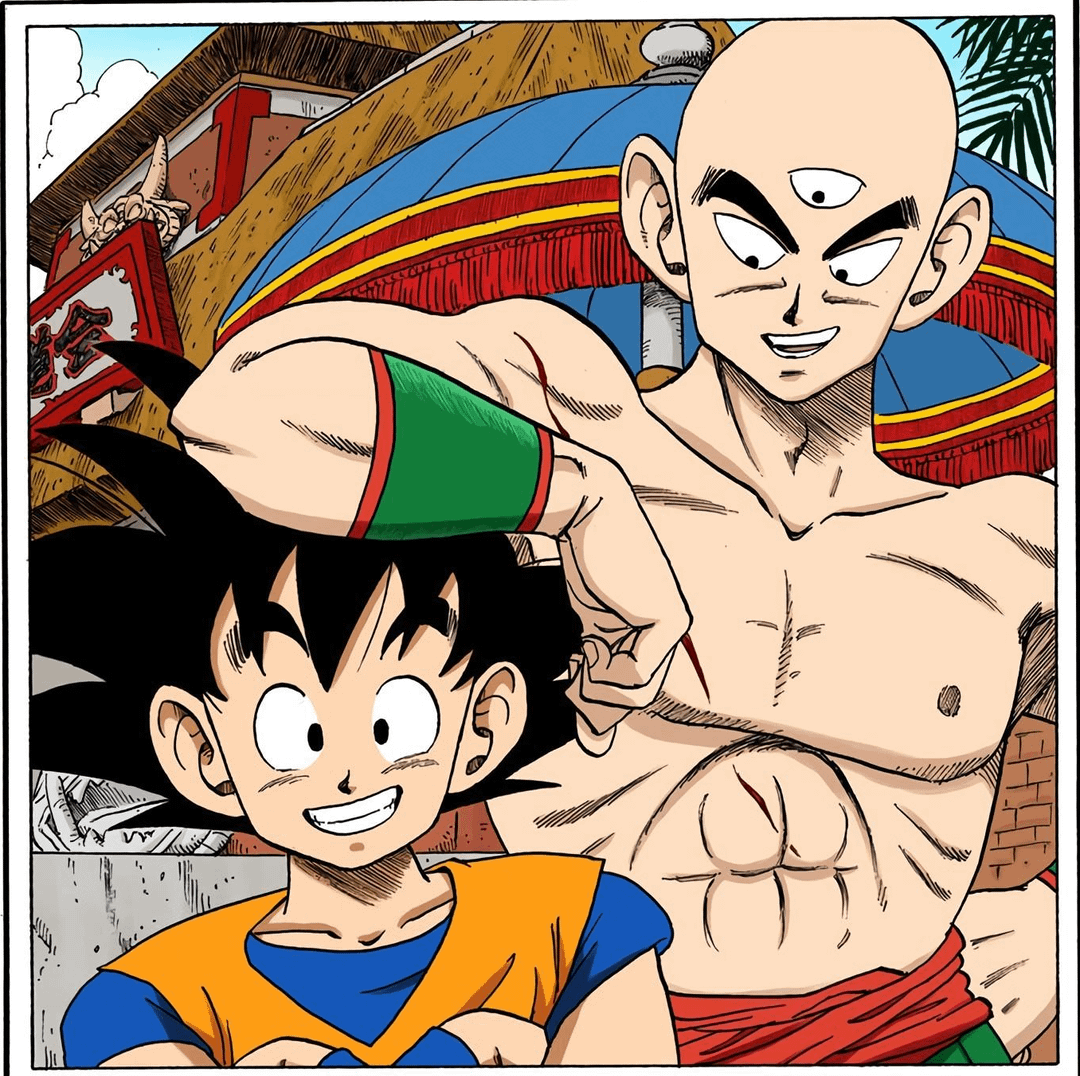 phác họa khung đầu và các đường gióng trên mặt theo cách vẽ goku dễ nhất