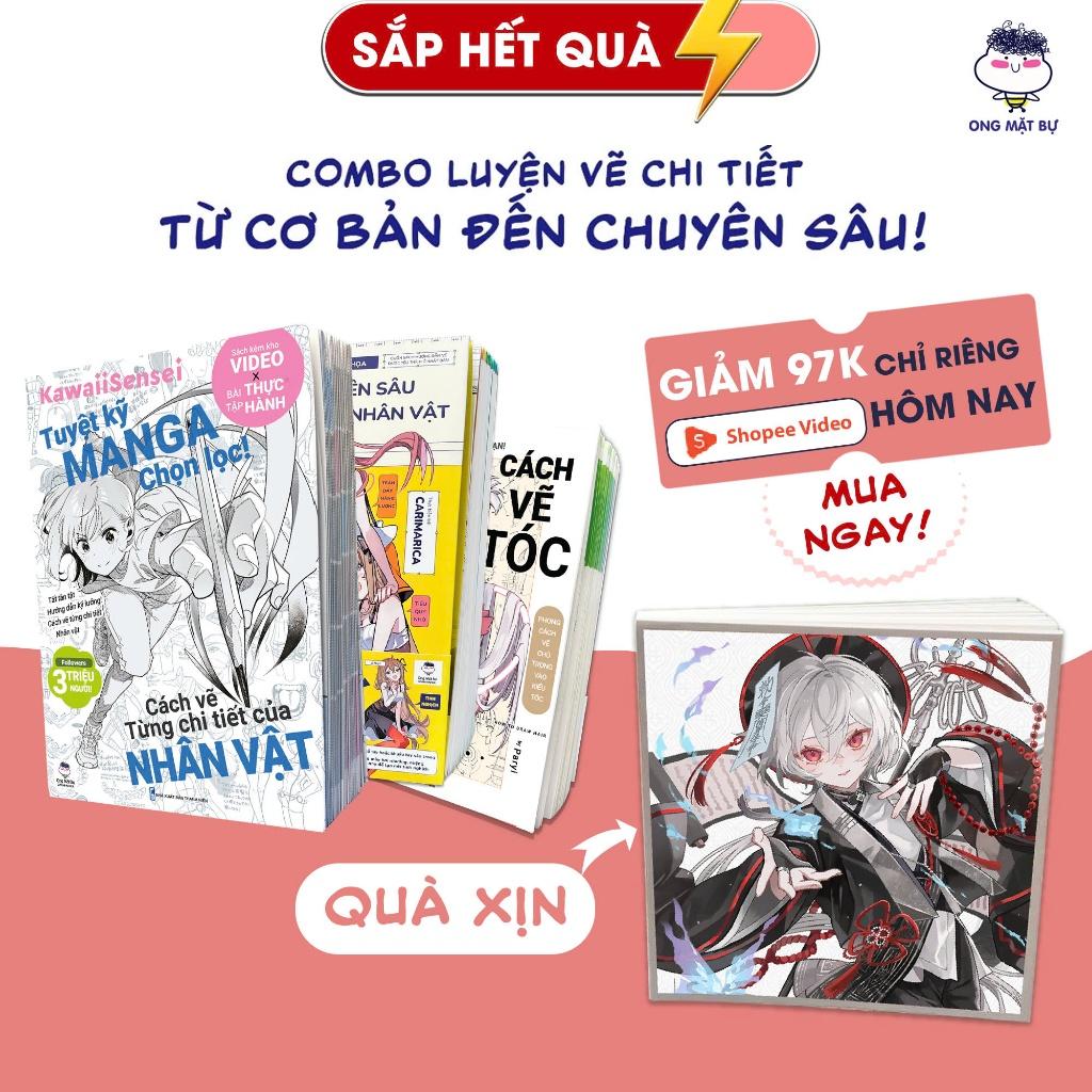 Phác thảo đầu và mặt nhân vật anime đơn giản từ khối cơ bản đến chi tiết biểu cảm