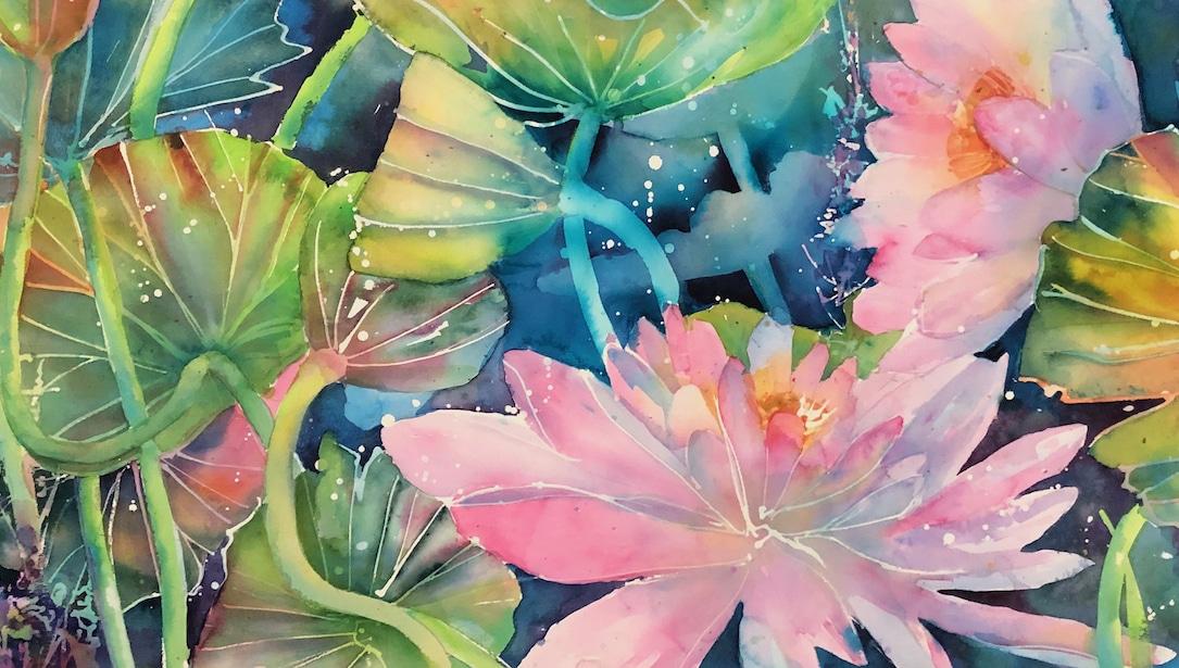 Một bộ sưu tập các tác phẩm vẽ hoa sen cách điệu hoàn thiện với nhiều phong cách và màu sắc khác nhau