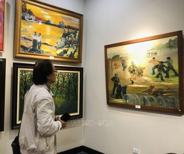 Sức biểu cảm và tự do trong một tác phẩm trừu tượng của mỹ thuật hiện đại Việt Nam đương thời