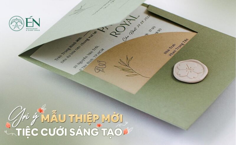 Thiệp Cưới Giấy Mỹ Thuật: Nét Vẽ Tình Yêu Đong Đầy Thiệp cưới giấy mỹ thuật vẽ tay họa tiết hoa màu nước lãng mạn và bay bổng
