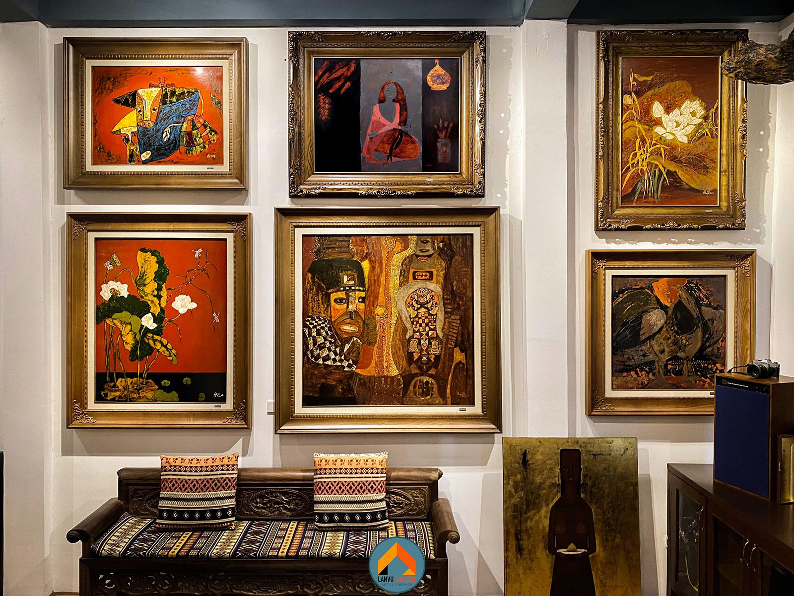 Quá trình tô màu và hoàn thiện chi tiết cho bức tranh chủ đề quê hương yêu dấu