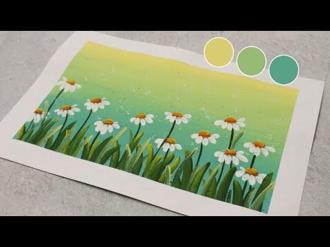 Kỹ thuật tô màu nước cơ bản cho tranh phong cảnh quê hương lớp 9 đơn giản