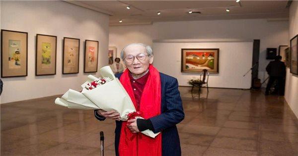 Bức tranh vẽ tay phong cảnh một góc Hà Nội cổ kính, thể hiện nguồn cảm hứng từ Trường Đại học Mỹ thuật Công nghiệp Hà Nội.