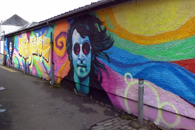 Vẽ tranh tường 3d quán cafe theo phong cách đường phố graffiti độc đáo và ngẫu hứng